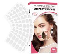 Autocollants de boucles d'oreilles pour lobes d'oreille fendus, protecteurs invisibles de lobe d'oreille pour boucles d'oreilles lourdes | Protecteurs de support de boucles d'oreilles lourdes, autocol
