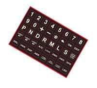 Autocollants de bouton de voiture, autocollants intérieurs de voiture - 40 x autocollants lumineux décoratifs pour boutons, accessoires intérieurs automobiles, étiquette de circuit imprimé, vert fluo