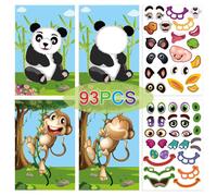 Autocollants De Bricolage Pour Enfants, Jeux De Puzzle, Princesse, Animal, Dinosaure, Assemblage, Puzzle, Reconnaissance De Bébé, Jouets Éducatifs, Zll