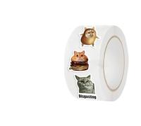 Autocollants de chat - Autocollants en vinyle mignons, ensemble de dessin animé étanche, adhésif durable design animal - Pack | Collection d'autocollants décoratifs Kitty pour ordinateur portable