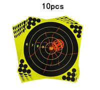 Autocollants De Cibles De 8 Pouces À Fleurs, Papier Adhésif De Réactivité, Cible De Tir Légère Et Durable, 10 Pièces
