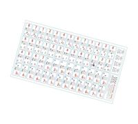 Autocollants de clavier de piano pour 88/61/54/49/37 touches pour la pratique à la maison et les cours de musique