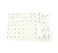 Autocollants de Clavier pour Ongles Longs, Bulles Adhésives pour Touches, de Protection en Silicone Adhésive Réutilisable pour Les Claviers des Ordinateurs de Bureau, des Portables et