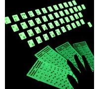 Autocollants de clavier Shoous pour ordinateur portable et de bureau, lettres de l'alphabet, disposition, espagnol, anglais, russe, arabe, français, nouveau, 2024 Spanish