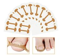 Autocollants de Correction des Ongles 40Pcs Traitement d'ongle de Paronychia Récupérer Ruban Adhésif d'Ongle Incarné Autocollant en Coton Élastique Patch d'Ongles Patch des Orteils Outil de Pédicure