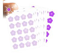 Autocollants de crème solaire, autocollants UV | 200 pièces Patches UV en forme de fleur portables,Maquillage corporel temporaire, protection du soleil de la peau pour savoir quand appliquer la crème