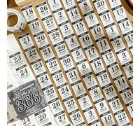Autocollants De Dates Pour Agendas | Fournitures De Planning 2026,Étiquettes Chiffres Scrapbooking | Pour Enseignants Étudiants Amateurs De Journaling Et De Loisirs