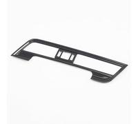 Autocollants de décoration de tableau de bord de garniture de cadre de sortie de climatisation de console centrale de style en fibre de carbone, for Q5 FY 2018 2019(1 pc)
