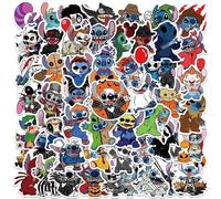 Autocollants De Dessin Animé Mignon Lilo&Stitch,Décalcomanies Graffiti Disney Pour Bricolage,Ordinateur Portable,Bagages,Skateboard,Journal Intime,Jouet Classique Amusant.Uu202-50Pcs.