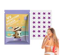 Autocollants de détection UV - 24 Autocollants de rappel de crème solaire | DOTS SCRIOR Stickers UV | Patches de détection UV | Autocollants de détection UV pour la crème solaire, les et les
