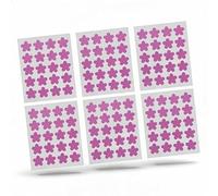 Autocollants de Détection UV pour Crème Solaire, Patchs de Solaire Réutilisables en Forme de Fleur, Autocollants UV sans Danger pour les Enfants de 3 Ans et Plus, 120 Pièces