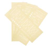 Autocollants de Doigté pour Erhu, 4 Feuilles, Cartes de Notes