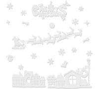 Autocollants de fenêtre de Noël Ruhhy 22305