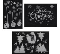 Autocollants de fenêtre 'Merry Christmas' 33er Set Décoration Accessoire Arrangement