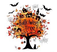 Autocollants de fenêtre transformatifs pour Halloween, motif fantôme pour créer un environnement festif