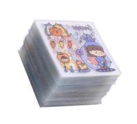 Autocollants De Fille De Dessin Animé-cent Pièces, Assortiment De Décorations Imperméables Pour Scrapbooking, Planificateur, Carnet De Notes, Autocollants Créatifs Pour Bouteilles De Téléphone | Ensem