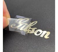 Autocollants de film de transfert UV DTF personnalisés, finition en feuille d'or pour métal/verre/plastique DIY UV DTF Film autocollant Design Logo/Image/Texte avec effet stéréo 3D Autocollants en