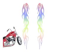 Autocollants de flamme - décalcomanies de feu réfléchissantes pour vélo et moto, décalcomanies de feu scooter pour cadre de vélo | Autocollants de vélo, graphiques de flamme décoratifs pour casques, s
