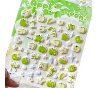 Autocollants de fruits - Mousse décorative pour art - Bricolage - Scrapbooking - Journaux intimes - Étui pour téléphone portable - Bouteille d'eau - Mousse enrichissante pour les travaux manuels