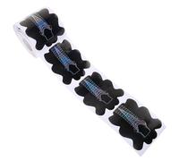 Autocollants de Guidage pour Forme D’extension D’ongles, 1 Rouleau Noir | Papier Résistant à Déchirure, Formes Rectangulaires et Papillon, pour Extensions UV Gel en Salon