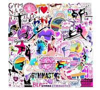 Autocollants De Gymnastique, 100 Pièces Autocollant Sport, Mignons Gymnastique Autocollants, Vinyle Imperméable Coloré Stickers, Cadeau Pour Adultes Adolescents pour Guitare Snowboard Bagage