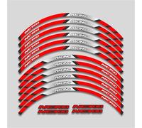 Autocollants de Jante Autocollants Réfléchissants pour Jantes De Moto pour NC700 NC 700 700X 700S - Kit Bandes Décoratives pour Auto-adhésif Roues Sticker(Couleur 11)