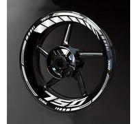 Autocollants de Jante Autocollants Réfléchissants pour Jantes De Moto pour pour Z750 pour Z 750 Kit D'autocollants pour Moyeu Et Étanches Auto-adhésif Roues Sticker(Couleur 10)