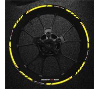 Autocollants de Jante Autocollants Réfléchissants pour Jantes De Moto pour Suzuki GSX-S750 GSX750S GSXS750 Gsxs 750 S750 : Kit Protection pour Moyeux Et Auto-adhésif Roues Sticker(Couleur 15)