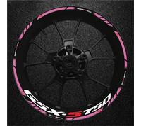 Autocollants de Jante Autocollants Réfléchissants pour Jantes De Moto pour Suzuki GSX-S750 GSX750S GSXS750 Gsxs 750 S750 : Kit Protection pour Moyeux Et Auto-adhésif Roues Sticker(Couleur 18)