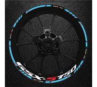 Autocollants de Jante Autocollants Réfléchissants pour Jantes De Moto pour Suzuki GSX-S750 GSX750S GSXS750 Gsxs 750 S750 : Kit Protection pour Moyeux Et Auto-adhésif Roues Sticker(Couleur 14)