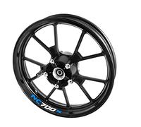 Autocollants De Jante De Pneu De Décalcomanies De Roue De Moto pour NC700 NC700S NC700X Applique Réfléchissante