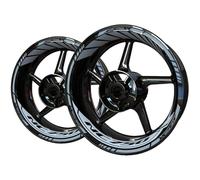 Autocollants de Jante Kit D'autocollants pour Jantes De Moto pour NC 750 X NC750X 750X : Bandes Réfléchissantes Et Imperméables pour Moyeux Auto-adhésif Roues Sticker(Couleur 15)