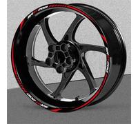 Autocollants de Jante Kit D'autocollants Réfléchissants pour Jantes De Moto pour Aprilia SR GT 200 GT200 (Bandes Adhésives Décoratives) Auto-adhésif Roues Sticker(Couleur 4)