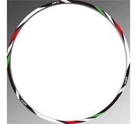 Autocollants de Jante Kit D'autocollants Réfléchissants pour Jantes De Moto pour Suzuki GSX250R GSX-250R GSX250 GSX 250 R 17'' Auto-adhésif Roues Sticker(Couleur 6)