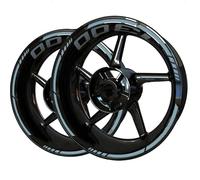 Autocollants de Jante Kit D'autocollants Réfléchissants pour Jantes De Moto pour Suzuki pour Hayabusa 1300 - Bandes Adhésives Étanches Auto-adhésif Roues Sticker(Couleur 4)