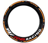 Autocollants de Jante Kit D'autocollants Réfléchissants pour Jantes De Moto pour Yamaha YZF-R6 YZFR6 YZF R6 17 Pouces - Bandes Décoratives Étanches Auto-adhésif Roues Sticker(Couleur 12)