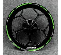 Autocollants De Jante Moto pour Modification Pneu, Film Roue, Bordure, Réfléchissants, Pièces pour Kawasaki Z300 des pièces de Rechange(Style 13)