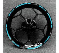 Autocollants De Jante Moto pour Modification Pneu, Film Roue, Bordure, Réfléchissants, Pièces pour Kawasaki Z300 des pièces de Rechange(Style 5)