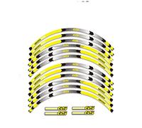 Autocollants De Jantes De Moto pour R1200GS Moyeu De Roue Collé Jante en Acier Anneau Décalcomanie R 1200GS R 1200 GS