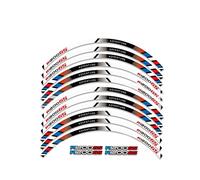 Autocollants De Jantes De Moto pour R1200GS Moyeu De Roue Collé Jante en Acier Anneau Décalcomanie R 1200GS R 1200 GS
