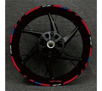 Autocollants De Jantes De Moto pour Yamaha MT-09 MT09 MT 09 Autocollants De Roue Autocollants Réfléchissants pour Jantes Roue Stickers Ensemble Complet(Couleur 6)