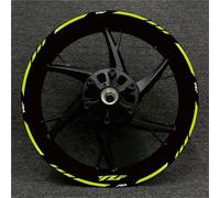 Autocollants De Jantes De Moto pour Yamaha R125 R6 R7 R 125 R 6 R 7, Autocollants De Décoration Réfléchissants pour Jantes Roue Stickers Ensemble Complet(Couleur 7)