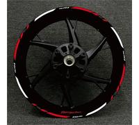 Autocollants De Jantes De Moto pour Yamaha YZFR1 YZF-R1 YZF R1, Autocollants De Jantes, Autocollants De Décoration Réfléchissants Roue Stickers Ensemble Complet(Couleur 18)