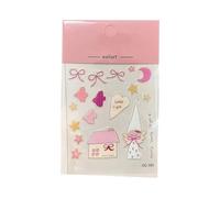 Autocollants de jeu élégants en gelée pour consoles de jeux électroniques portables avec motif de contes de filles avec motif de neige