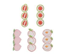 Autocollants de journal PET découpés, 4 peach guava | et mises en page des albums