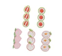 Autocollants de journal PET découpés, 4 peach guava | et mises en page des albums