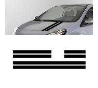 Autocollants de Jupe latérale de Voiture, 3PCS Autocollants de Capot de Voiture, pour Renault Twingo Bricolage Accessoires de réglage Vinyle Film Décalcomanies de Porte arrière