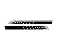 Autocollants de Jupe latérale de Voiture, Autocollants latéraux de Voiture, pour Golf 8 7 6 5 GTI MK7 MK8 MK6 Passat Auto Vinyle Film Autocollant Accessoires de Voiture