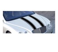 Autocollants de Jupe latérale de Voiture, pour BMW Ford Nissan Kia VW Audi Toyota,2PCS Voiture Housse de Capot Autocollants Rayures Graphiques Vinyle Film Décalcomanies Auto Tuning Accessoires
