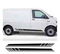 Autocollants de Jupe latérale pour VW Transporter T4 T5 T6, 2 pièces Autocollants de Voiture Camping-Car Longues Rayures Graphiques Vinyle décalcomanies